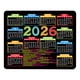 thumbnail image 2 of Alfombrilla de Ratón con Calendario 2026 | Alfombrilla de Escritorio Grande con Planificador Anual | Base de Goma Antideslizante | Superficie Lisa para Ratón Óptico, con Cable E Inalámbrico | Diseño, 2 of 6