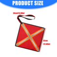 thumbnail image 5 of CEORPER 2Pcs Kayak Warning Flags Canoes Warning Flag with Webbing Kayak Safety Flag, 5 of 11