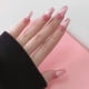 thumbnail image 1 of Apuakthei 24 uñas postizas largas, uñas postizas de ataúd, uñas acrílicas de cobertura total brillante, lindas uñas a presión para niñas y mujeres (rosa), 1 of 5