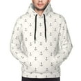 thumbnail image 4 of Hoodies for Men - Anchors Long Sleeve Comfrt Men'S Fashion Hoodies & Sweatshirts, Sweatshirts for Men Hoodies Pullover Clothing Clothes with Pouch, 4 of 7