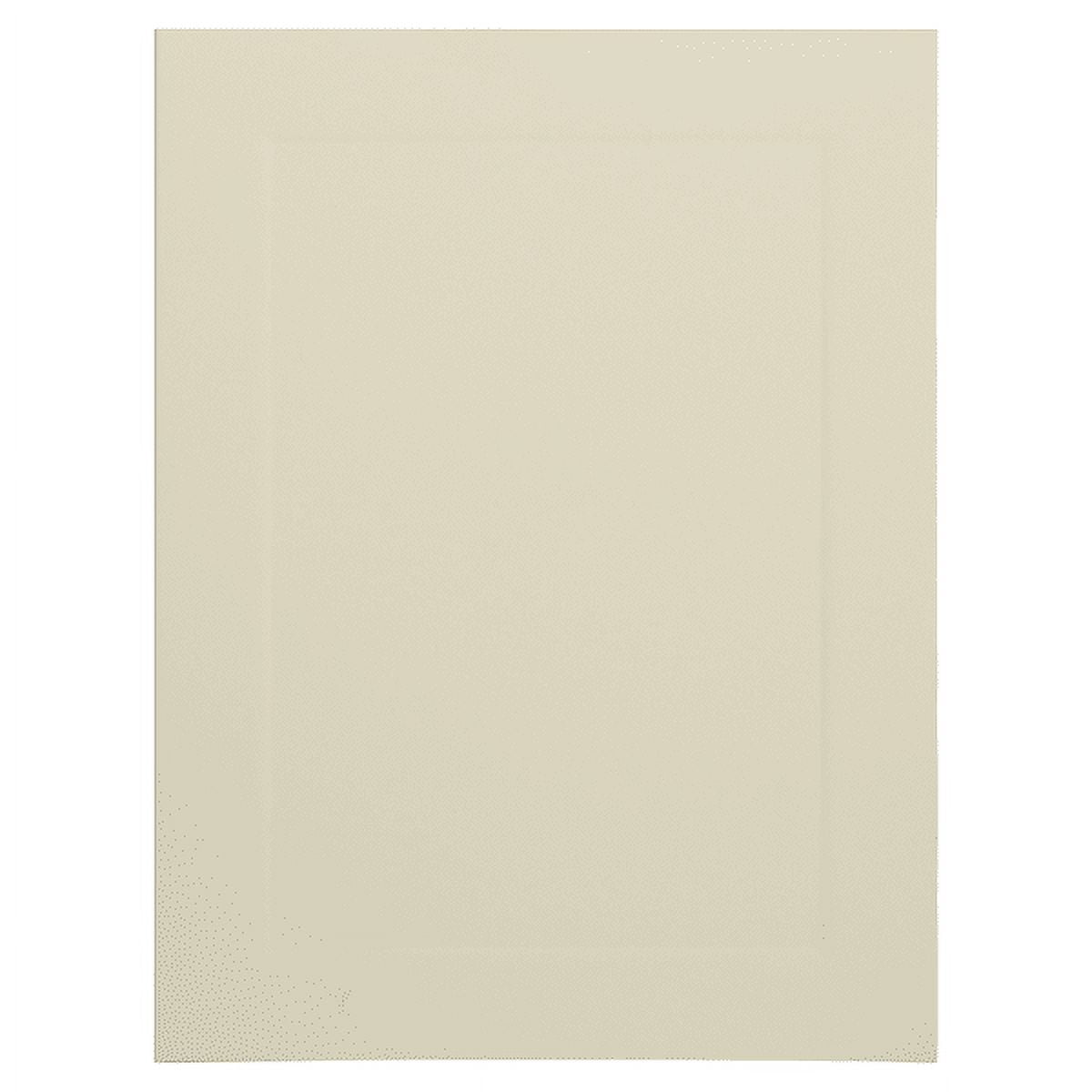 JAM Paper Foldover Cards, 4 5/8 x 6 1/4, 25/Pack, Ivory Panel