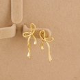 thumbnail image 6 of Lancharmed Gold Plated Earrings for Womens,Bow Tie Earring Funny Gifts, 6 of 8
