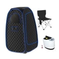 thumbnail image 1 of Caja de sauna, sauna de portátil para SPA en el hogar, relajación, con silla de sauna, fácil de usar, tienda de sauna doméstica con de 3L, 1 of 8