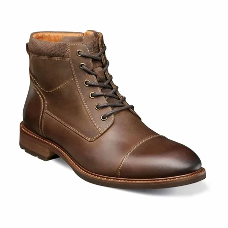 Florsheim Men's, Chalet Cap Toe Boot Brown / Burn CH 9.5 M 11969 215 44J H2D 156477