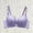 Purple, variant on Amidoa Beige Womens Bras Lace Underwire Push-up Embroidered Bras Women's Lingerie L