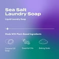 thumbnail image 2 of Zum by Indigo Wild Laundry Soap - Liquid, Plant-Based Soap with Baking Soda, Essential Oils, Coconut Oil & More - Wash Up to 64 Loads - Sea Salt - 64 fl oz (2 Pack), 2 of 7