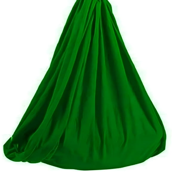 BESTSKY Sensory Swing for Autistic Adults Therapy Hammock Hanging Chair Bed Hanging Pod Indoor Breathable Mesh (Color: Dark Green, Size: 150x280cm/59x110in)