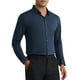 thumbnail image 4 of CAMISA DE NEGOCIOS FORMAL DE MANGA LARGA CON BOTONES PARA HOMBRE S COLOR AZUL OSCURO, 4 of 4