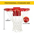 thumbnail image 4 of Professional Basketball Net ,Heavy Duty Thick Net Fits Standard Indoor and Outdoor 12-Loop Rims (Red, Standard Size), 4 of 4