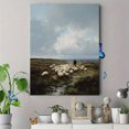 thumbnail image 4 of Shepherd with Sheep Flock Canvas Wall Art 15.75x11.81 Inches, 4 of 8