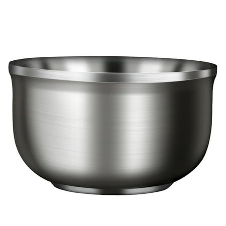 

UDIYO Soup Bowl Soup Bowl Large Capacity Anti-scalding Double-layered Rust-proof Insulated Noodle Bowl Kitchen Tool