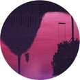 thumbnail image 1 of Ahgly Company Tapis Rond Lavable en Machine Intérieur Transitionnel Magenta Foncé Violet, 3 Pieds Rond, 1 of 7