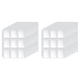 thumbnail image 1 of 100X Bolsillos de Doble Cara Páginas de Tarjetas de Intercambio Fundas de Plástico Transparente de 9 Bolsillos Protectores de Tarjetas de Juego para Carpetas de 3 Anillas, 1 of 10