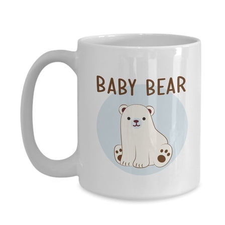 Baby Bear Coffee Mug - Funny Tea Hot Cocoa Cup - Novelty Birthday Christmas Anniversary Gag Gifts, Ceramic Mug 11Oz