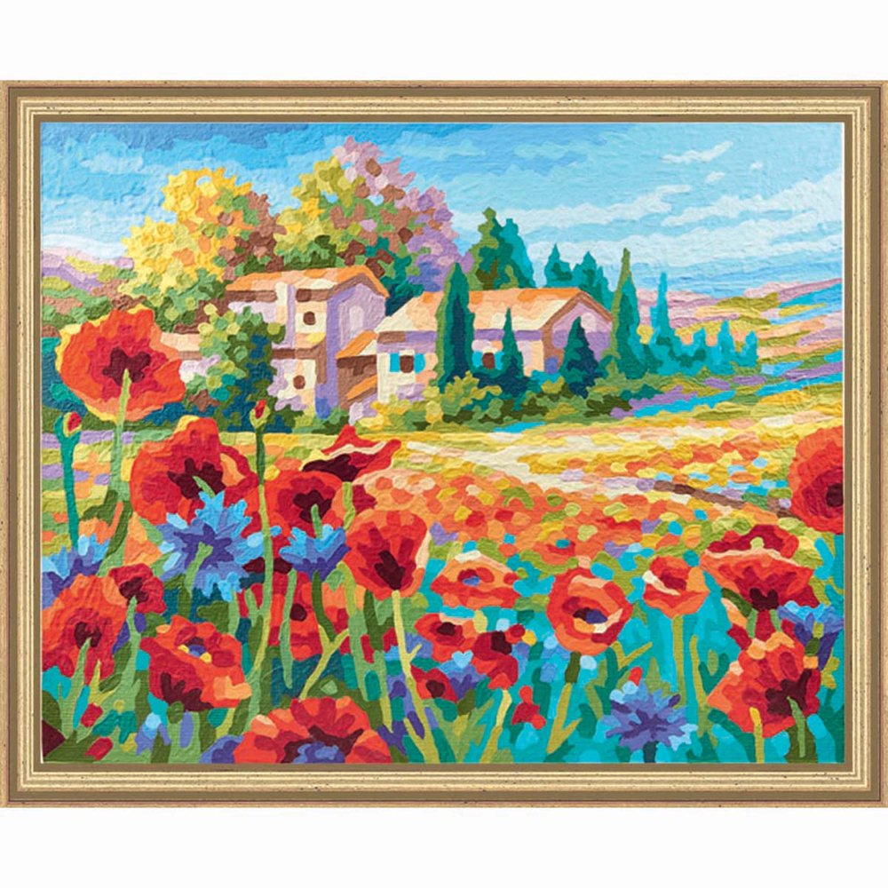 Schipper Poppy Fields PaintbyNumber Kit