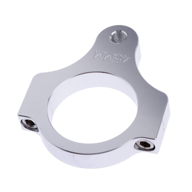 Durable Aluminio Motocicleta Amortiguador De Dirección Estabilizador Horquilla 45 mm Cola abrazadera del amortiguador de dirección
