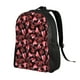 thumbnail image 2 of Fotbe Ladybugs and Red Hearts Mochila de Viaje para Laptop, Mochila Ejecutiva Delgada y Resistente 15.6", 2 of 8