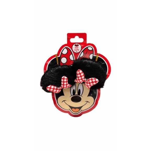 Disney Parks Minnie Bow Hair Clips Plush New with Tag