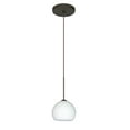 thumbnail image 3 of 1XT-565807-SN-Besa Lighting-Palla 5-One Light Cord Pendant with Flat Canopy-4.75 Inches Wide by 3.88 Inches High-Satin Nickel Finish-Opal Matte Glass, 3 of 3