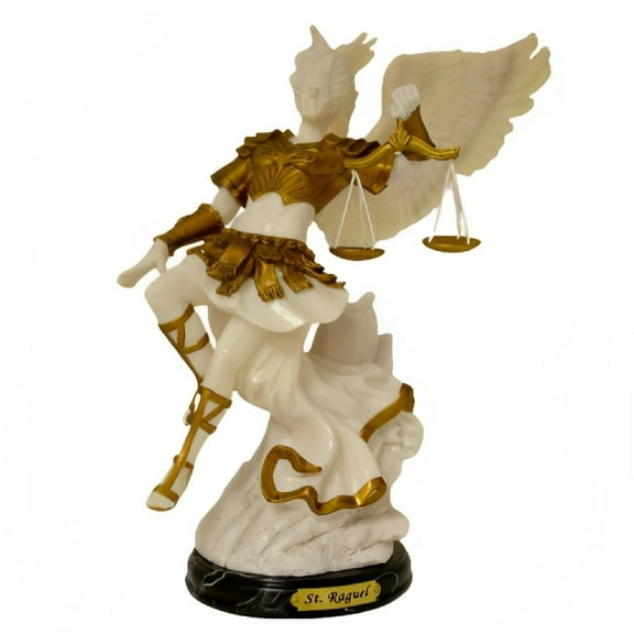 The Bradford Exchange St. Raguel: Defender from Archangels, Holy Protectors Marble Sculpture Collection Issue #5 10-inches