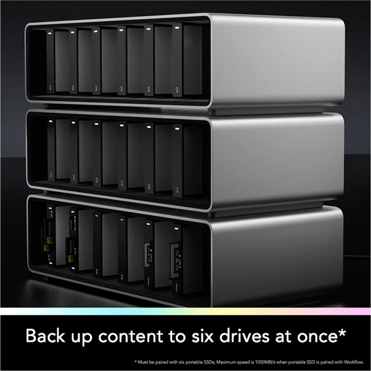Lexar WF800 Professional Workflow All-in-One 6-Bay Docking Station