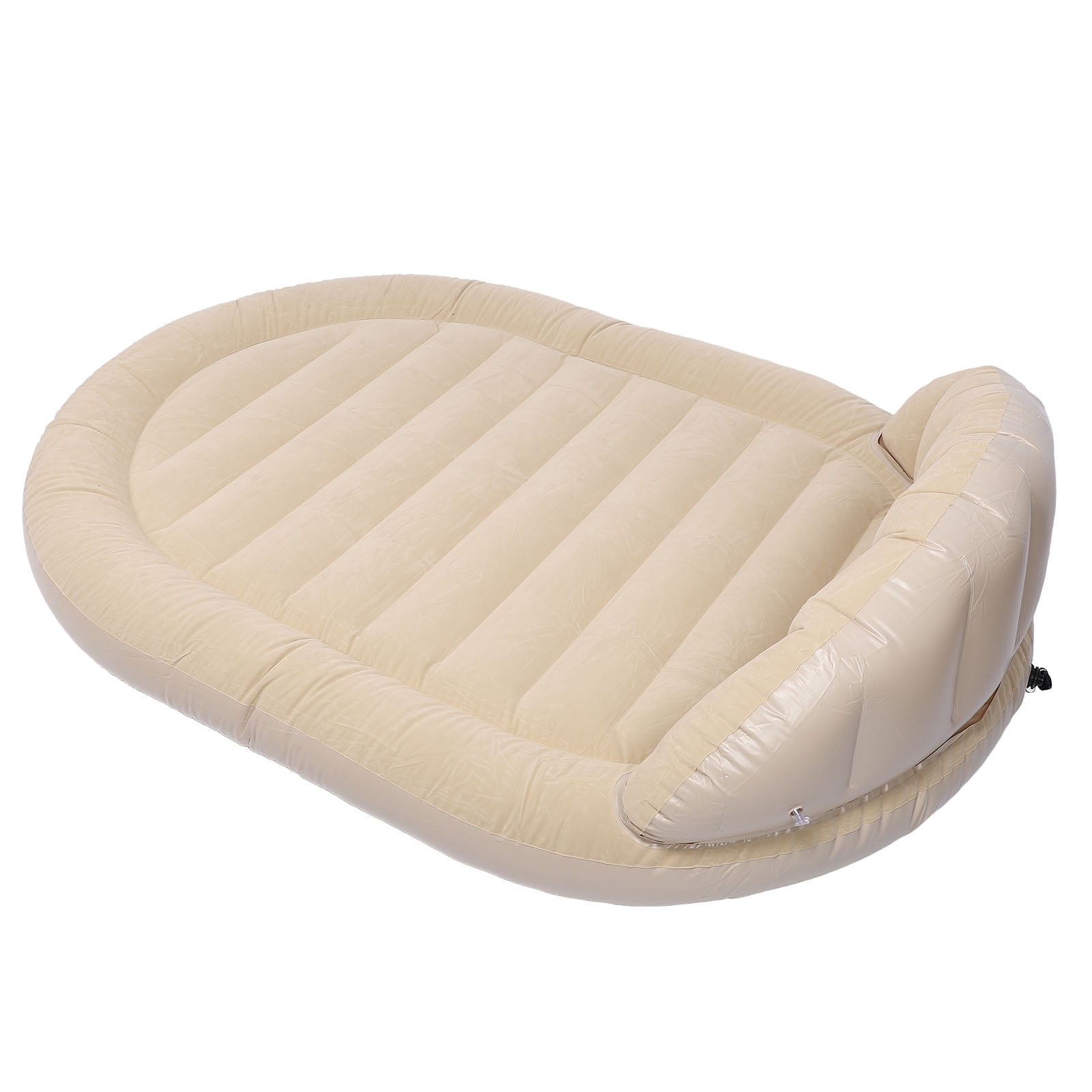 Matelas de Camping 2 Personnes, Matelas Gonflable Anti-Perforation avec Dossier pour Extérieur
