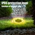 thumbnail image 4 of Steadline Solar Ground Lights Outdoor,Bright LED Flat Solar Powered Disc Lights, Waterproof, Landscape Lighting for Pathway Garden Yard Lawn Walkway Landscape Driveway, 4 of 8