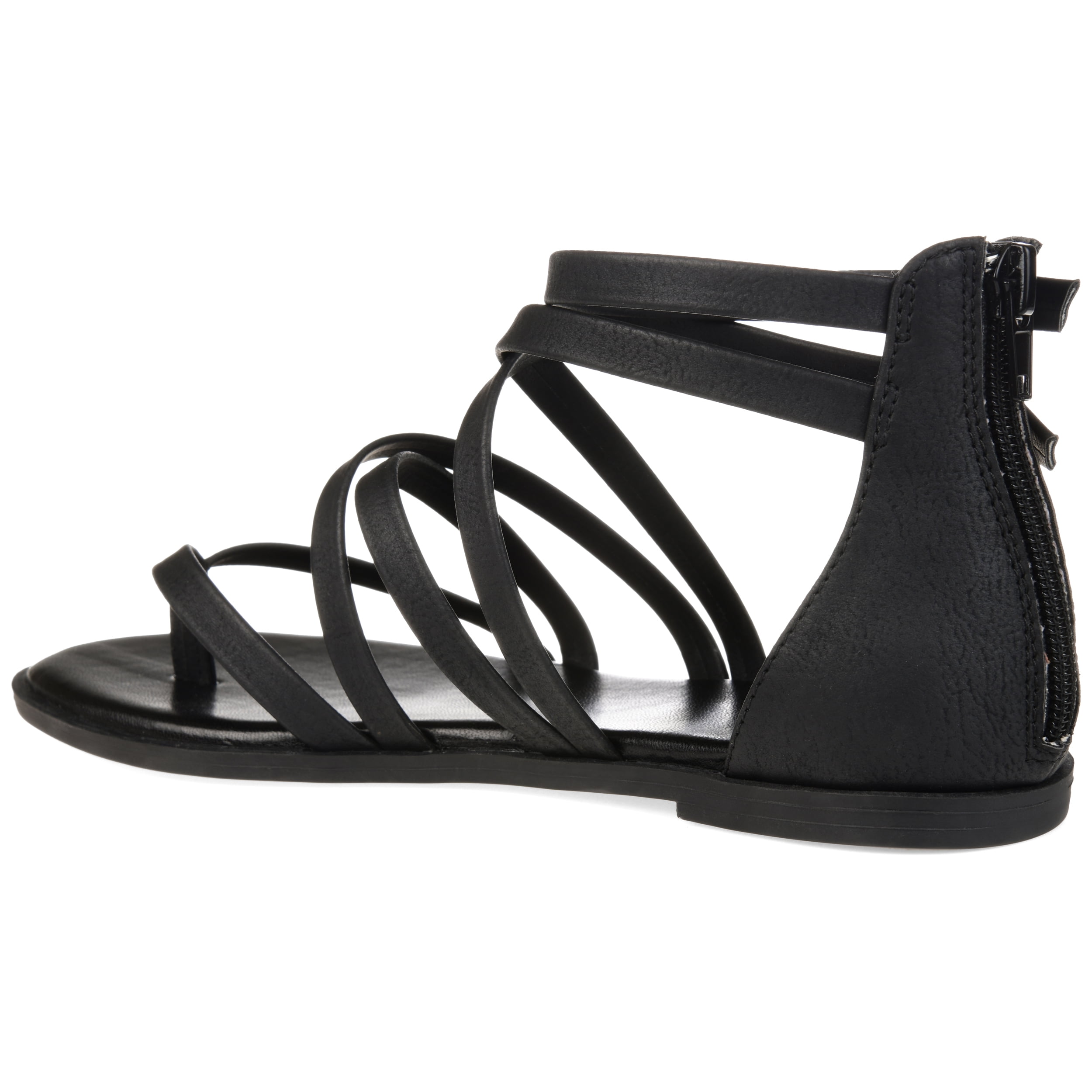 Journee Womens Zailie Gladiator Flat Sandals, Widths Available