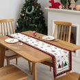 thumbnail image 4 of Red Plaid Christmas Dresser Scarf Farmhouse, Dining Table Decorations for Wedding/Parties, Vintage Xmas Tree Winter Farmhouse Table Runner 70 Inches Long for Kitchen Dining, 13 x 70 In, 4 of 9