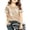 00-Khaki#58, variant on Kiijoy Girls Football Graphic Tee Short Sleeve Crewneck T Shirt Top, Black, Sizes 2-3