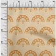 thumbnail image 2 of oneOone Georgette Viscose Dark Beige Fabric Asian Japanese Dress Material Fabric Print Fabric By The Yard 42 Inch Wide, 2 of 4