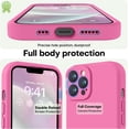 thumbnail image 4 of Silicona Premium, Protección de Cámara, a Prueba de Golpes. Pitaya. para iPhone 13 Pro Max 6.7", 4 of 7