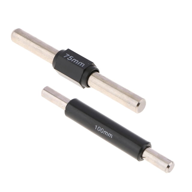 2x Calibrador Micrómetro Exterior Calibre Estándar Barra Medición Herramienta profesion para Uso commerce business Yotijar Kits estándar de micrómetro
