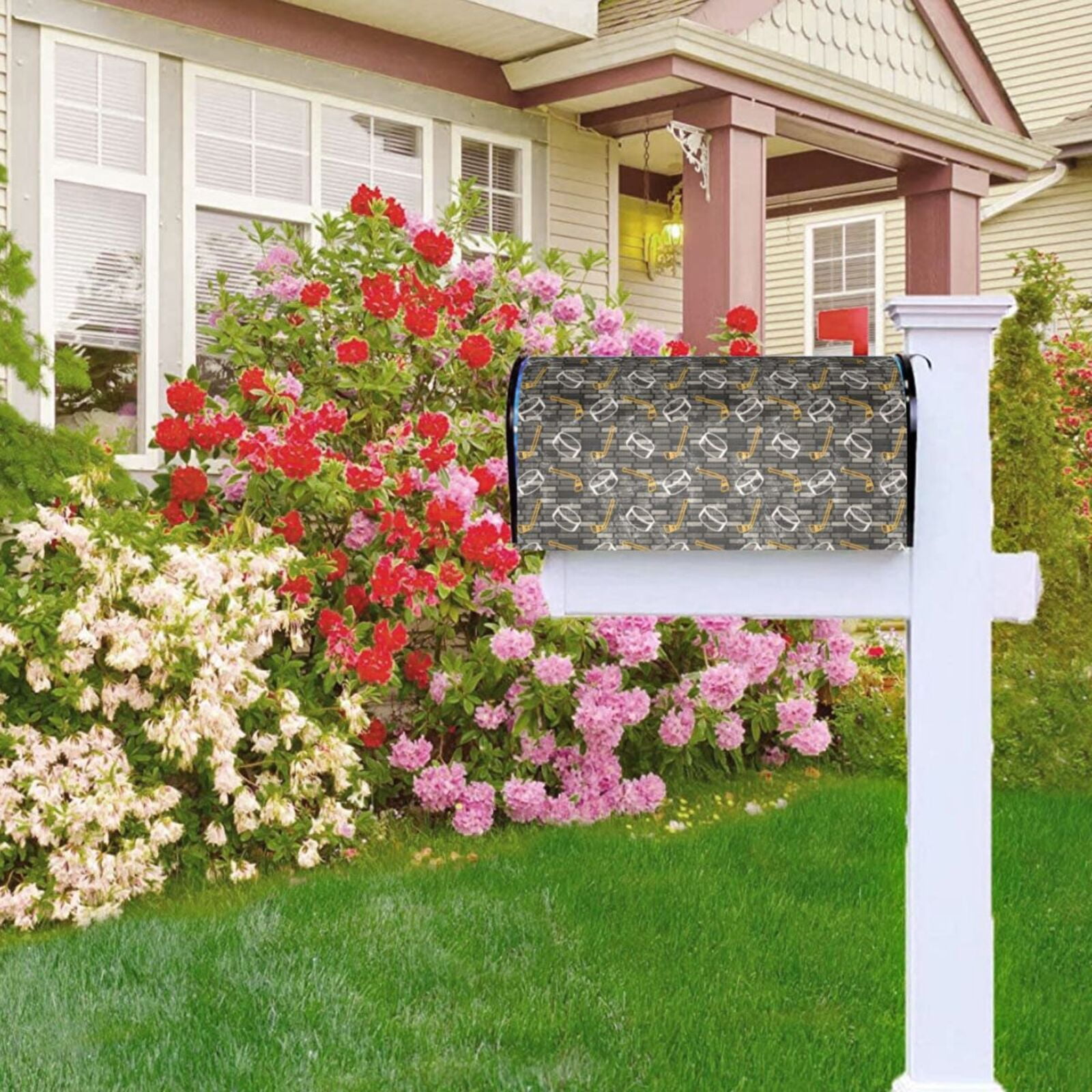 Kdxio Magnetic Mailbox Cover 21x18 in Mailbox Cover Outdoor Decoration Holiday Mailbox Covers for Home Garden Yard-21x18 in