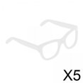 thumbnail image 1 of 5x1/6 Lindas Gafas De Muñeca ABS Gafas De Plástico Regalo De Moda Sin Lentes Juguetes Para Niños, 1 of 8