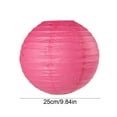 thumbnail image 2 of Lunxisen 2 Pcs Colorful Paper Lanterns Chinese Paper Hanging Decorations Ball Lanterns Lamps for Home Decor, Parties, and Weddings, 2 of 9