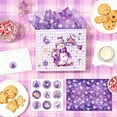 thumbnail image 2 of Purple Christmas Gift Wrapping Set - Non-Traditional Purple Theme with Gift Bags, Wrapping Paper, Stickers & Cards for Holiday Parties, 2 of 8