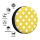 thumbnail image 4 of Fotbe Yellow And White Polka Dot Funda de Llanta de Repuesto con Estampado, Engrosada, Ajuste Universal para Jeep, Remolque, RV, SUV, Camión-14 inch, 4 of 6