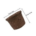 thumbnail image 2 of BEADCEST Organizador Tejido De Pasto Marrón Para Con Acabado Y Apariencia, 2 of 8