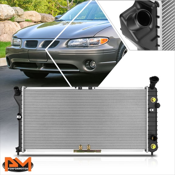 PM PERFORMOTOR for 97-03 Pontiac Grand Prix/Buick Regal OE Style Aluminum Radiator DPI-1890