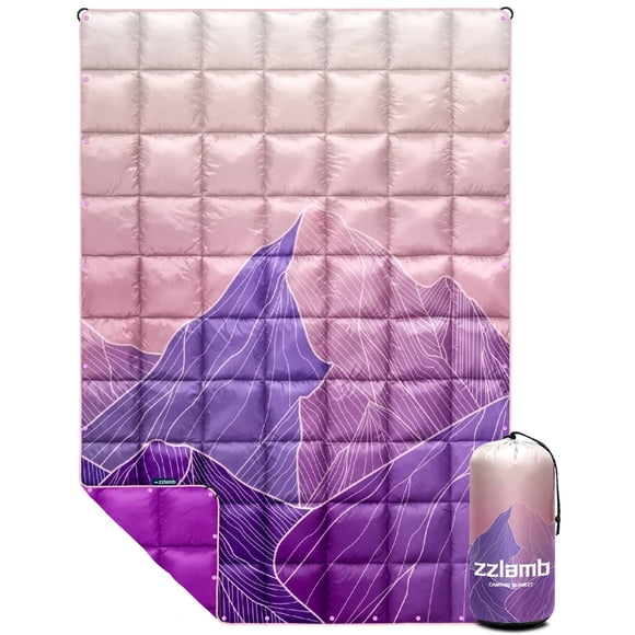 Manta zzlamb Puffy Camping 132 x 191 cm, impermeable