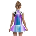 thumbnail image 4 of Xnihocha Kids Girls Sleeveless Alien Dress Sequins Shiny Tutu Dress Outer Space Dress up Dresses Blue 6, 4 of 5