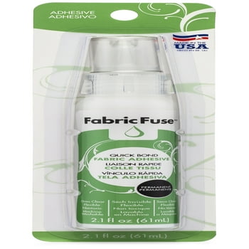 HeatnBond Fabric Fuse Liquid Adhesive Glue, Dries Clear, 2.1 fl oz
