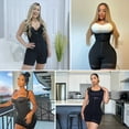 thumbnail image 5 of YIANNA Fajas Colombianas Shapewear for Women Postparto Postpartum Body Shaper Tummy Control Bodysuit Black 3X-Large, 5 of 6