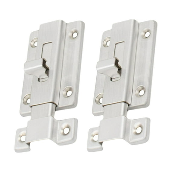 unbranded  2 Pcs Stopper Gate Lock Anti-theft Latch Sliding Door