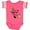 Football Pink and White, variant on I Love My Nicu Nurses with Baby Footprints and Flowers Boys or Girls Baby Bodysuit