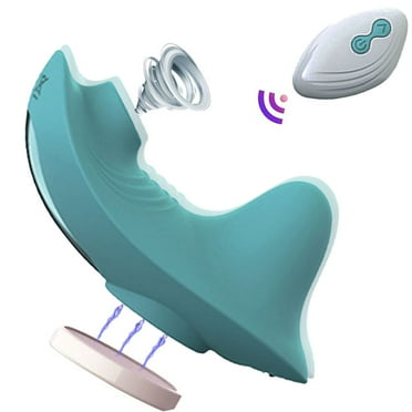 liyafei Portable Butterfly Vibrators for Women, Quiet Sex Toy for Women, Clitoris Stimulator with 7 Tongue Lick Modes, 7 Vibration Modes, Shock Function, Magnetic Clip and Remote Control