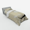 thumbnail image 3 of Ambesonne Love Bedding Set 4 Pcs, 2 Birds on a Branch, Queen, Cream Black White, 3 of 3