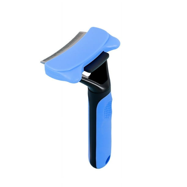 Blue (M 15.5*8.5) Dog Brush, Dog Grooming Comb, Cat Comb, Pet Hair Removal Brush, Grooming Supplies, Reduces Long and Short Hair by Up to 95%, Rabbit Comb