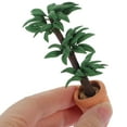 thumbnail image 2 of EeaseMX Mini casa de simulación de planta, mini planta en maceta, modelo de adorno de vegetación en miniatura, 2 of 7